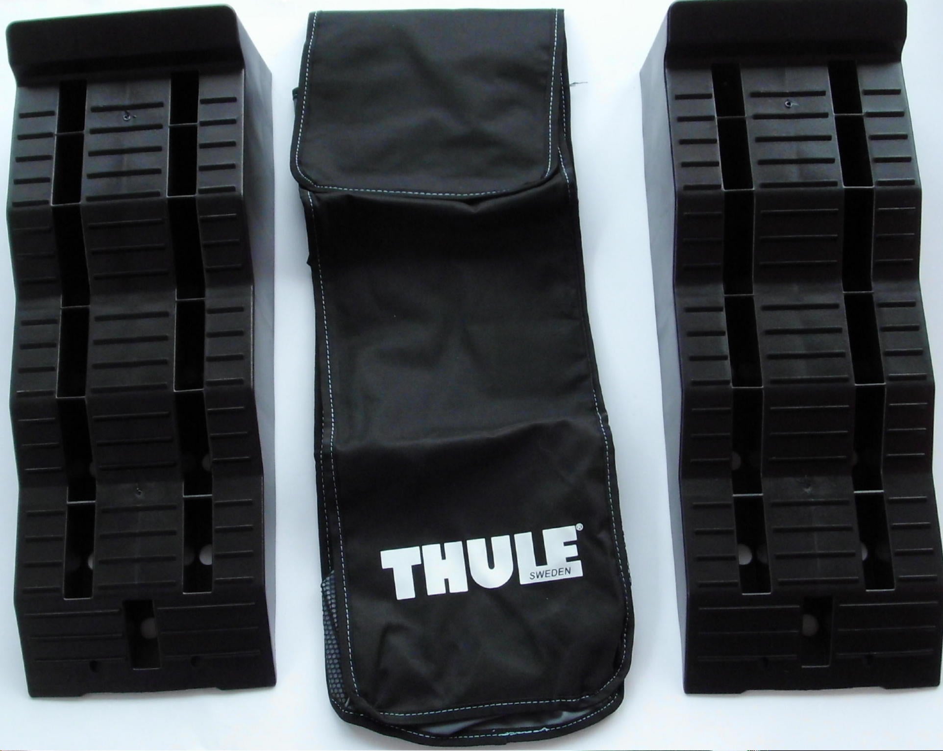 Ausgleichskeile 1 Paar Stufenkeil Keile Levelers Thule + Tasche schwarz 82805m NEU