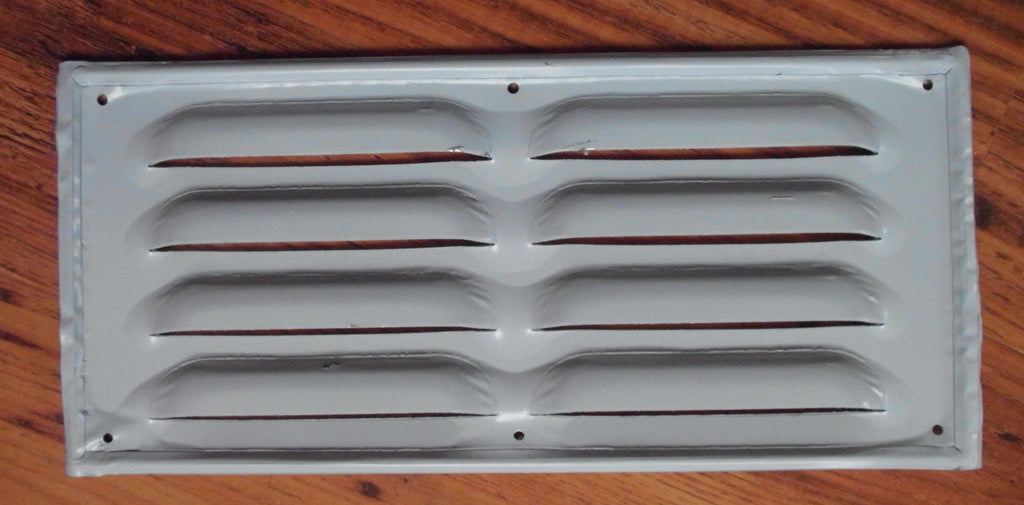 Kiemenblech Lüftungsgitter Alu 255 x 115mm Blech mit 4 Reihen 109420b6 NEU