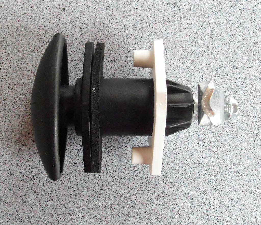 Klappenschloss Ellipse Klein SCHWARZ Drehspann Türschloss STS 215f212-1 NEU