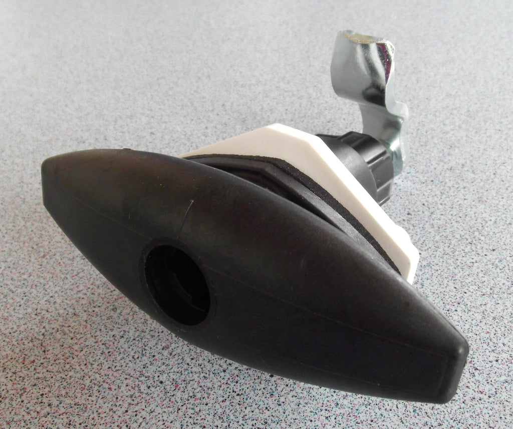 Klappenschloss Ellipse Groß SCHWARZ Drehspann Türschloss STS 215f214-1 NEU