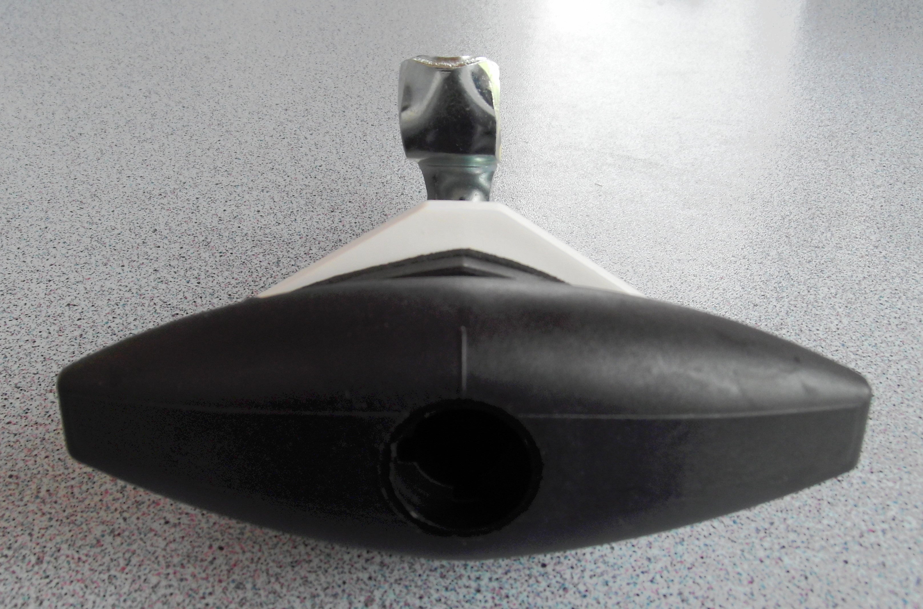 Klappenschloss Ellipse Groß SCHWARZ Drehspann Türschloss STS 215f214-1 NEU