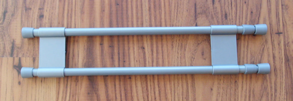 Klemmstange Doppelhaltestange grau 41-71cm Teleskopstange Barkeeper 915965r NEU