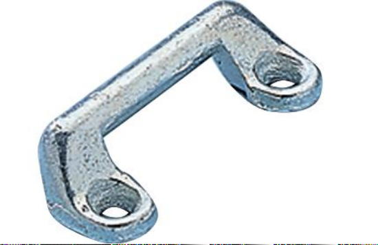 Krampe Halter für Gurt massiv Stahl verzinkt breit 171160b6 NEU