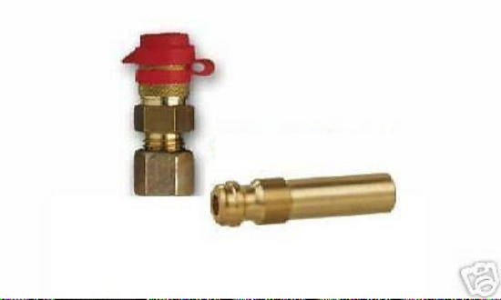Gas Steck Kupplung Schnellkupplung Gaskupplung komplett für 8mm Rohr 33009m NEU