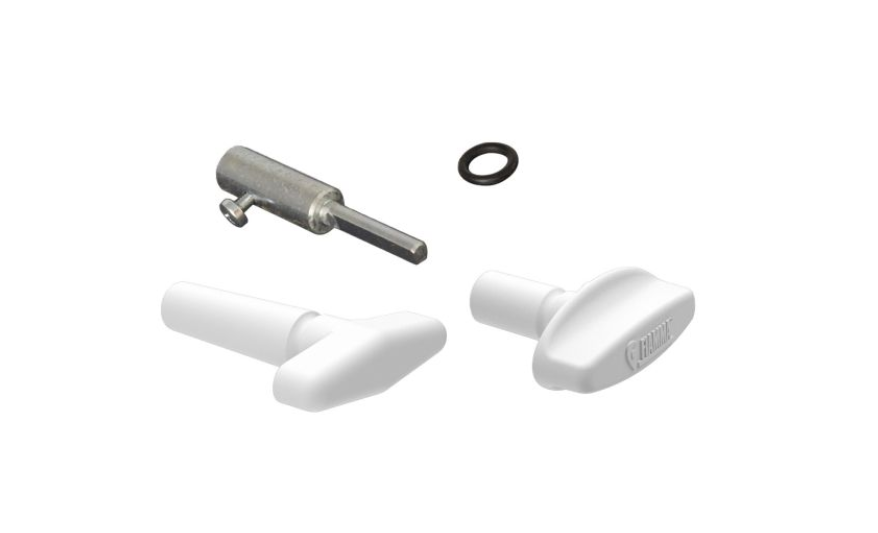 Kurbel Verlängerung Set weiß für Fiamma Vent Dachhaube 40x40  206f192 NEU