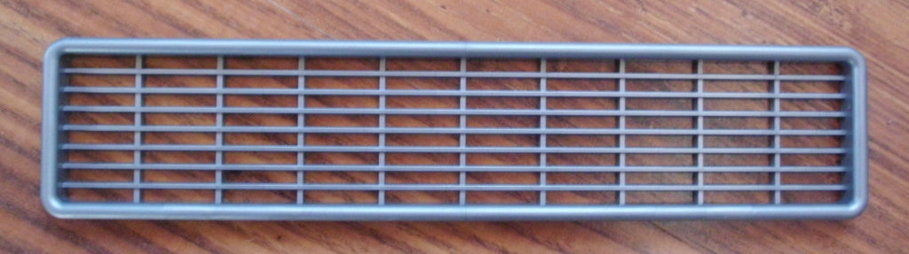 Lüftungsgitter 25 x 5 cm silbergrau eckig Gitter Entlüftung 53041r5