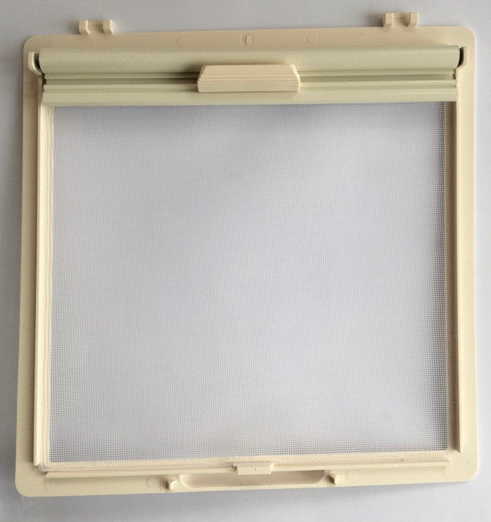 Moskitonetz Rahmen creme + Verdunkelungs Rollo für MPK Dachhaube 28 x 28 cm 190243b NEU