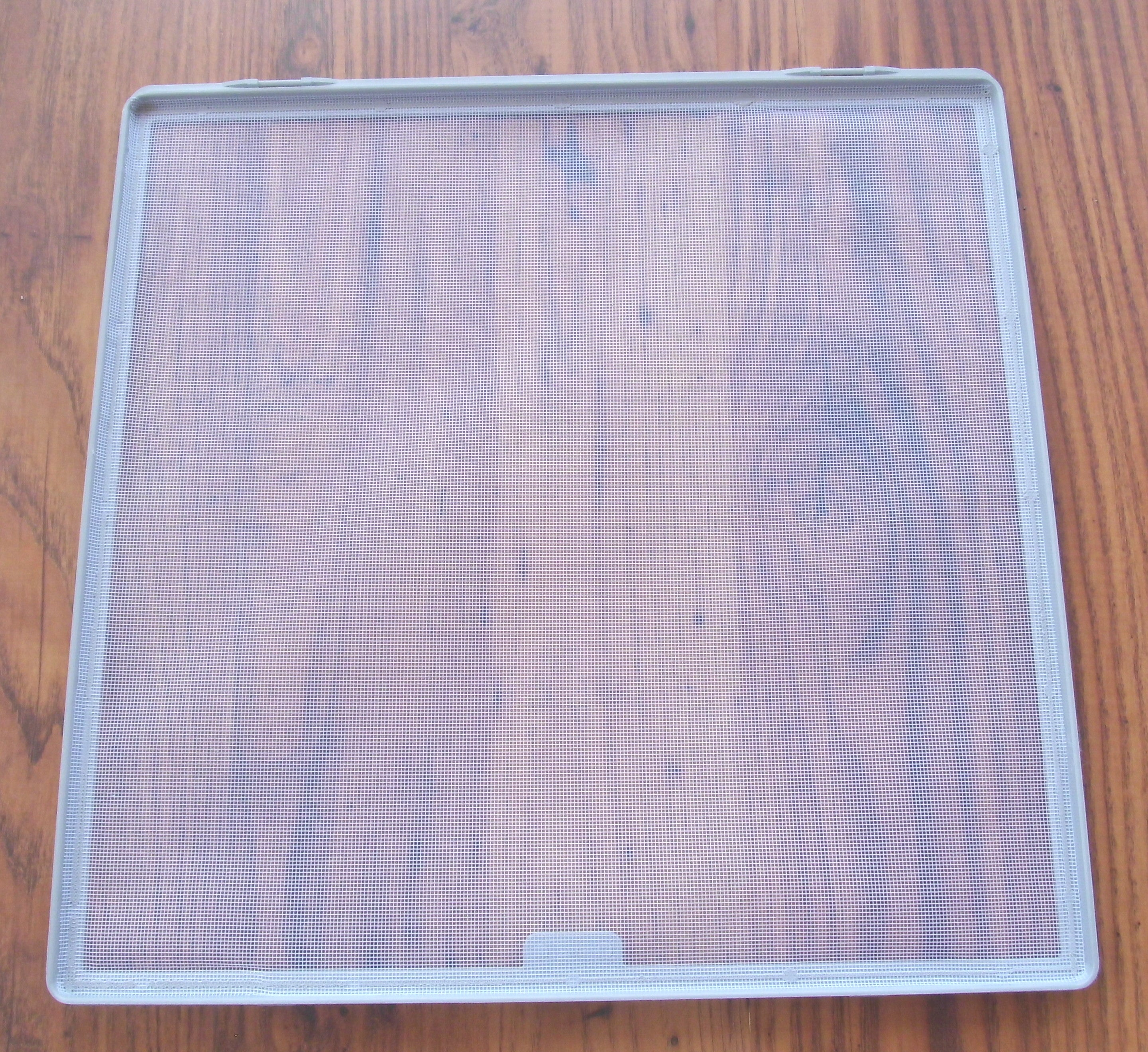 Moskitonetz Fliegengitter Rahmen grau für MPK Dachhaube 40 x 40 cm 360921r NEU
