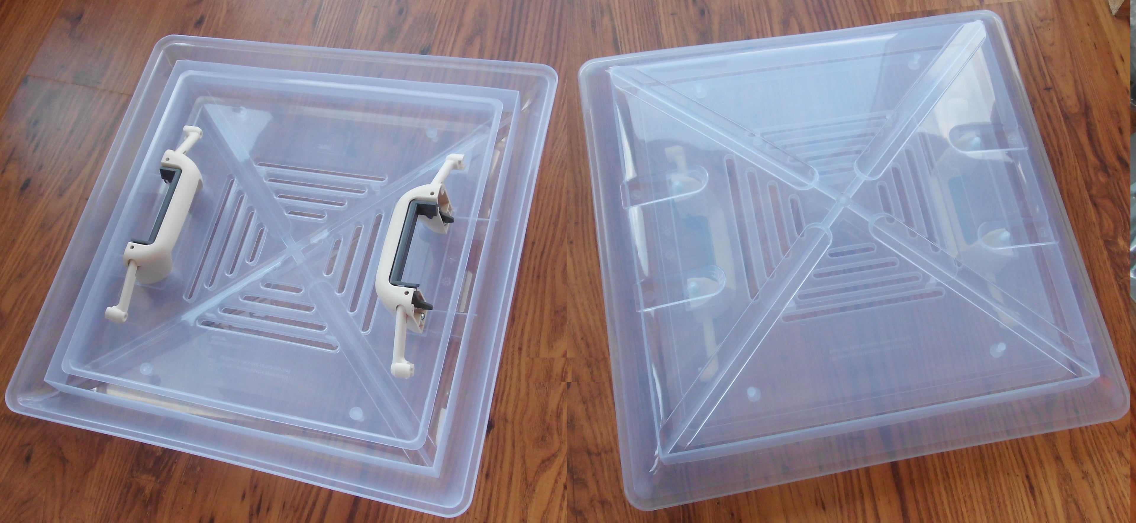 Ersatzglas FÜR Dachhaube transparent MPK 4600K 40 x 40 Ersatzhaube 210180b3 NEU