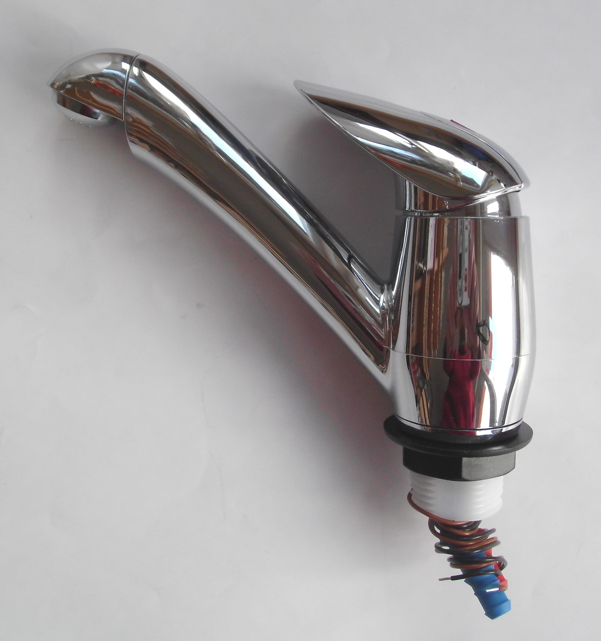 Wasserhahn Mischer Pelikan chrom Reich Microschalter kalt/warm 300f696 NEU