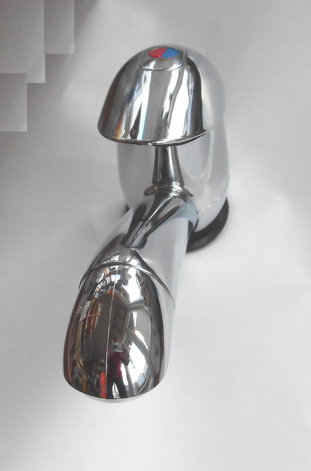 Wasserhahn Mischer Pelikan chrom Reich Microschalter kalt/warm 300f696 NEU
