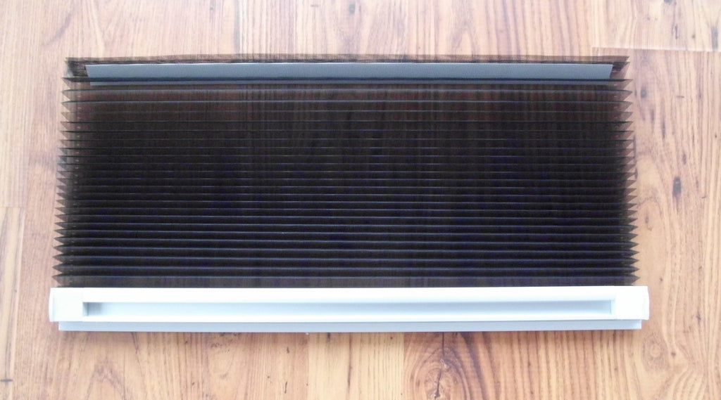 Ersatz Fliegenschutz Plissee Moskitonetz schwarz für Heki 3/4 PLUS 209f528 NEU