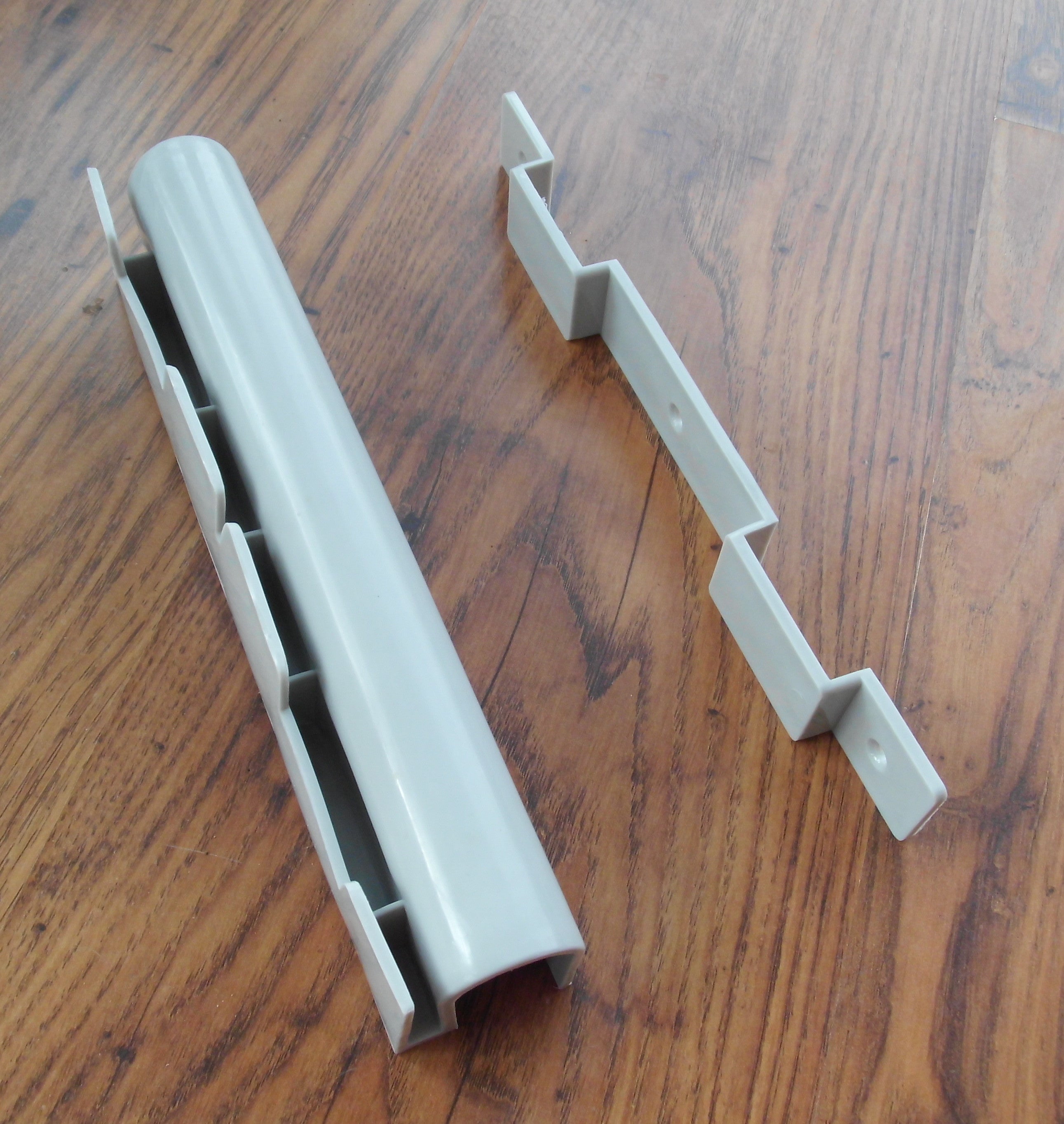 Abfallbehälter Wandmontage mittelgrau Müll Box Abfall Mülleimer 92108r NEU