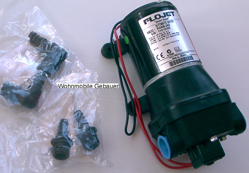 Flojet Wasserpumpe 24 Volt Druckwasser Pumpe 12,5 L  62013r NEU