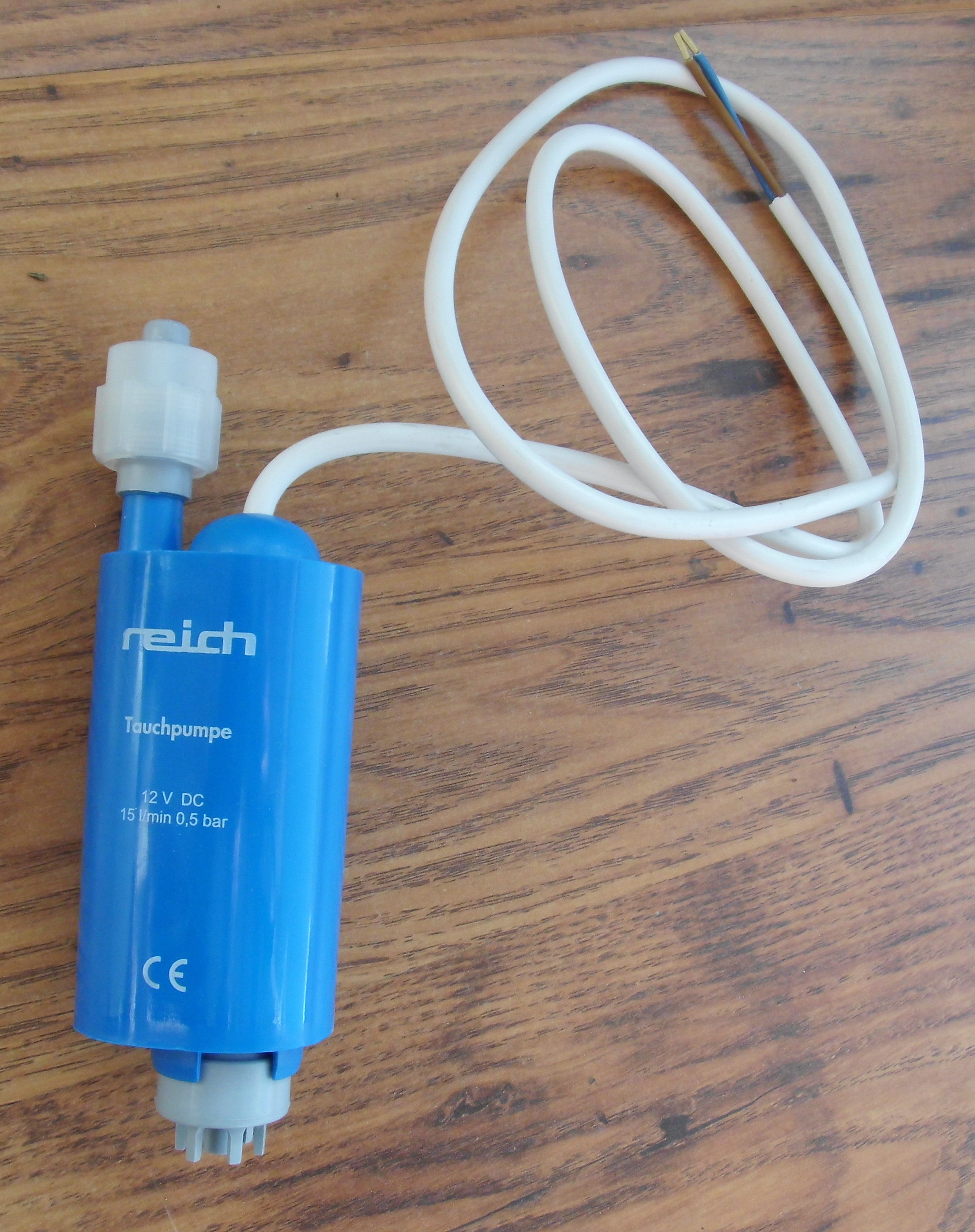 Wasserpumpe 15 L Tauchpumpe 0,5 bar Reich Rückschlagventil Pumpe r62022L NEU