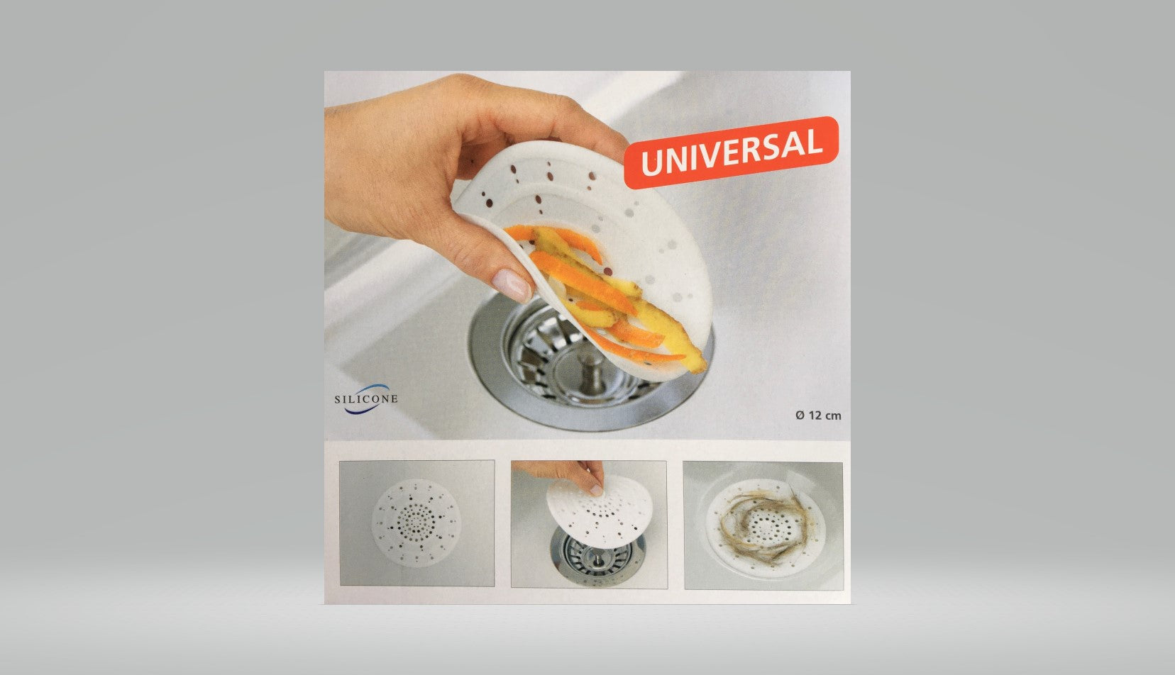 Sieb universal Silikon für Ablaufgarnitur Spüle WENKO 56818m NEU