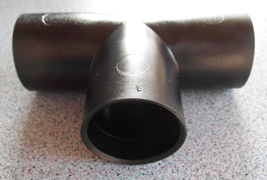 T Stück schwarz für Abwasser Rohrsystem 28 mm steckbar Reich 300f233 NEU