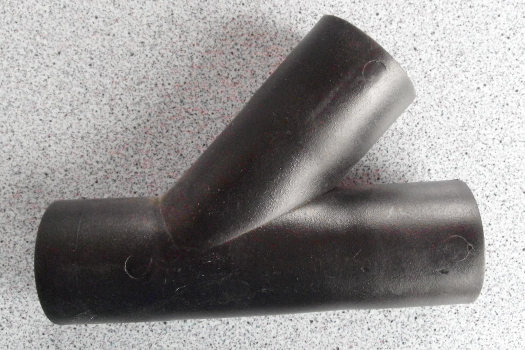 Y Stück schwarz für Abwasser Rohrsystem 28 mm steckbar Reich 300f208 NEU