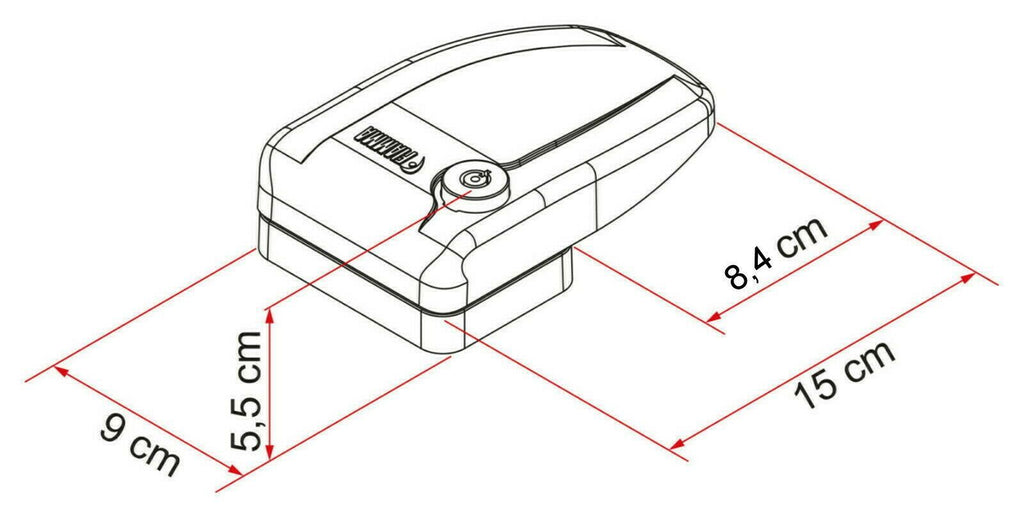 Safe Door weiß Zusatz Sicherheit Schloss Türsicherung FIAMMA 214f344 NEU