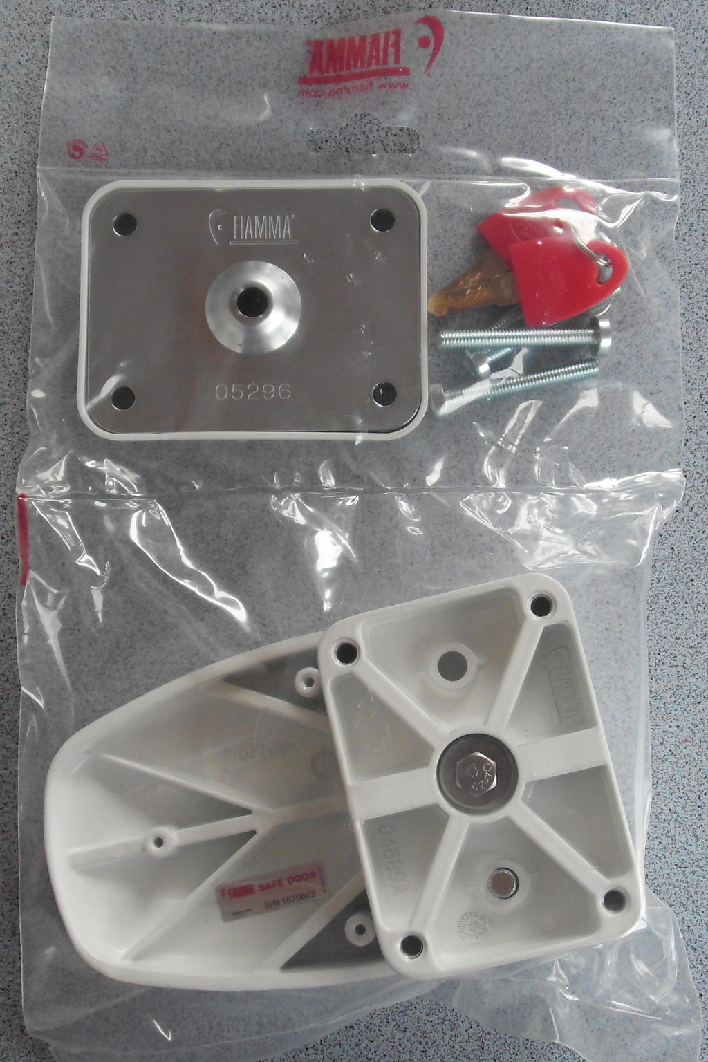 Safe Door weiß Zusatz Sicherheit Schloss Türsicherung FIAMMA 214f344 NEU