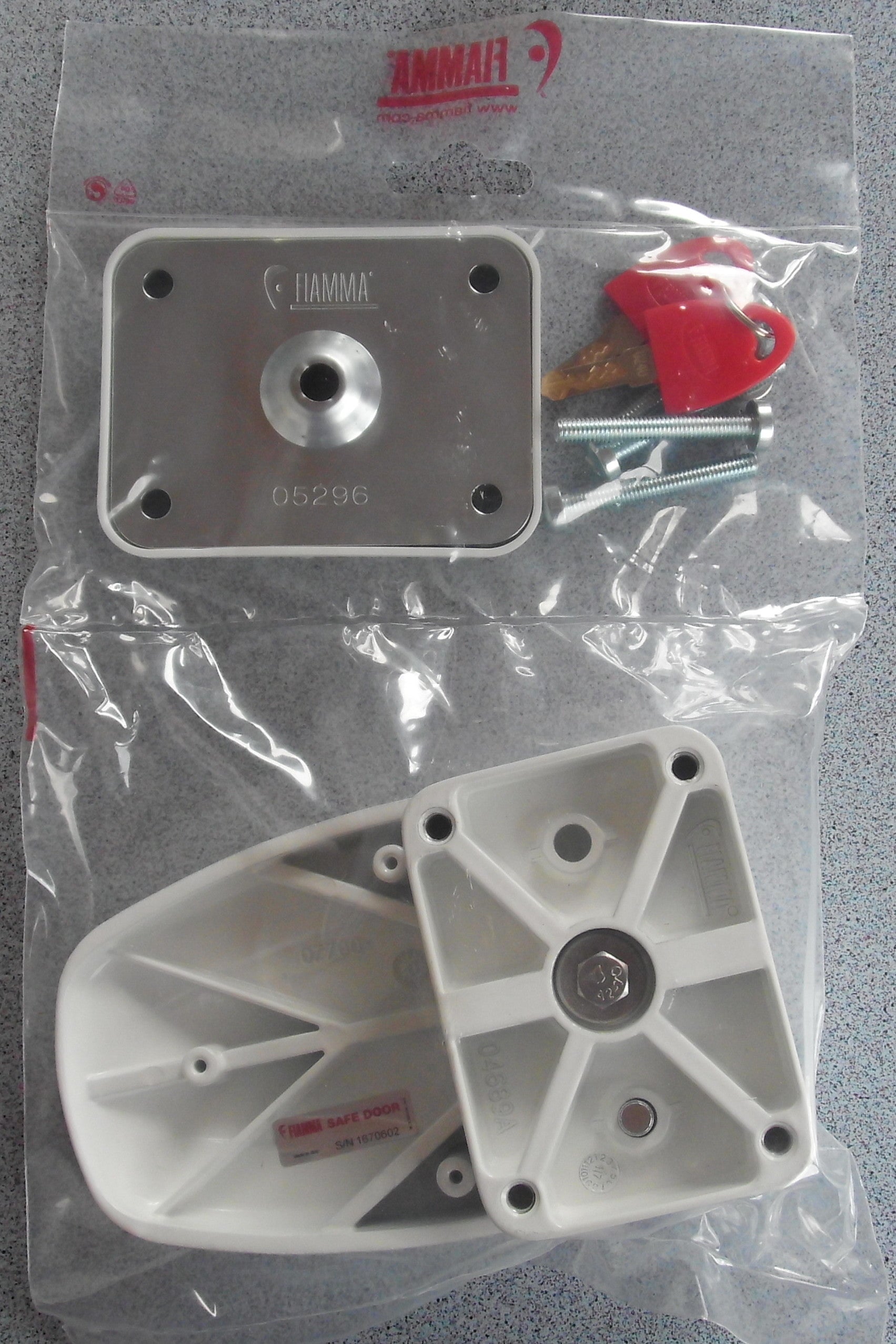 Safe Door weiß Zusatz Sicherheit Schloss Türsicherung FIAMMA 214f344 NEU