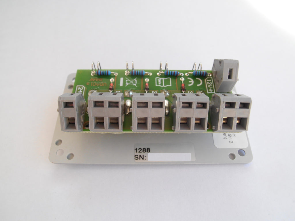 Schalter Panel silber 4 MOBILE mit 4 LED 12 V 801300r NEU