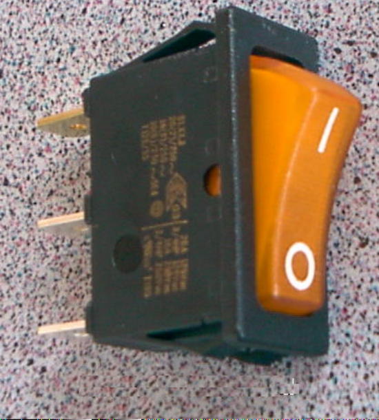 Schalter orange Wippschalter Dometic Elektrolux Kühlschrank Zündung  290073b NEU