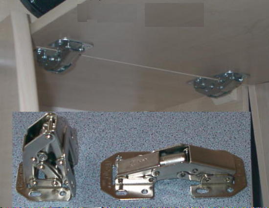 Federband Klappen Scharnier 2 Stk. Schrank Klappenhalter 1 Feder 250f396-1