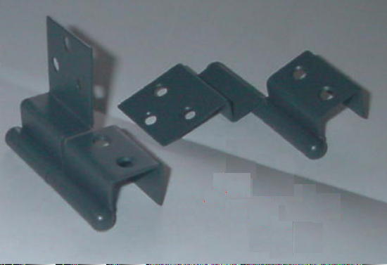 Scharnier 2 Stk. Türscharnier Spezialscharnier dunkelgrau 523011r Neu