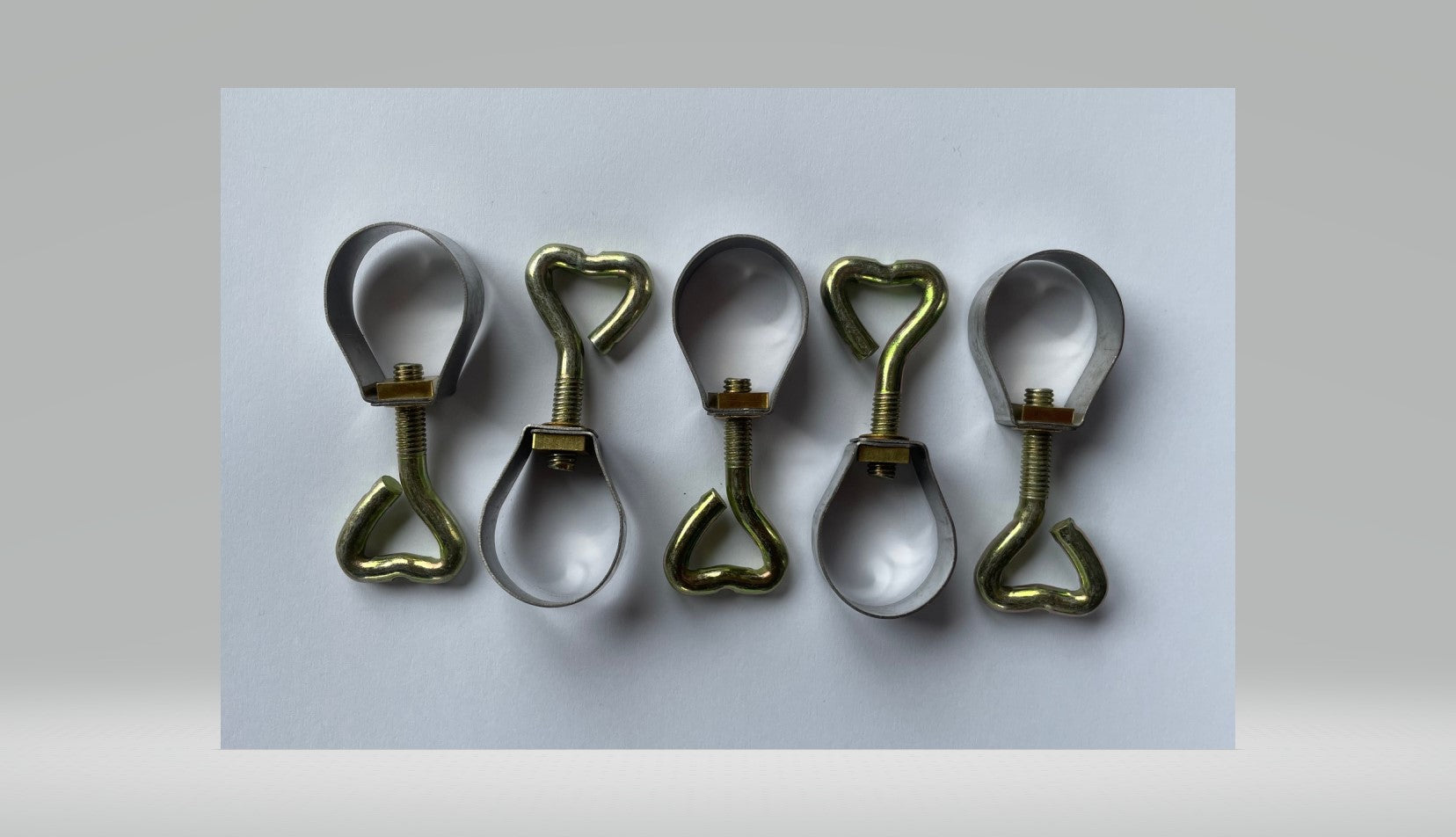 Rohrklemme 5x Schelle mit Schraube Vorzeltstange NEU