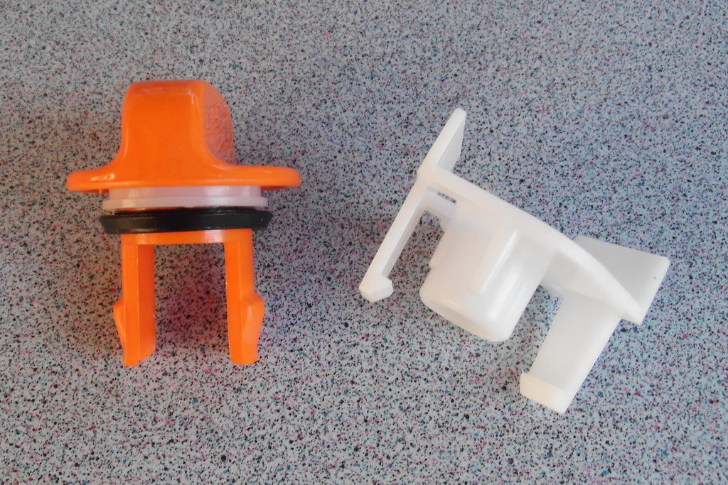 Hebel Schieber für C250 C 260 Thetford Cassette, Griff Schieberknauf orange 301f406 NEU