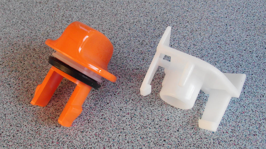 Hebel Schieber für C250 C 260 Thetford Cassette, Griff Schieberknauf orange 301f406 NEU