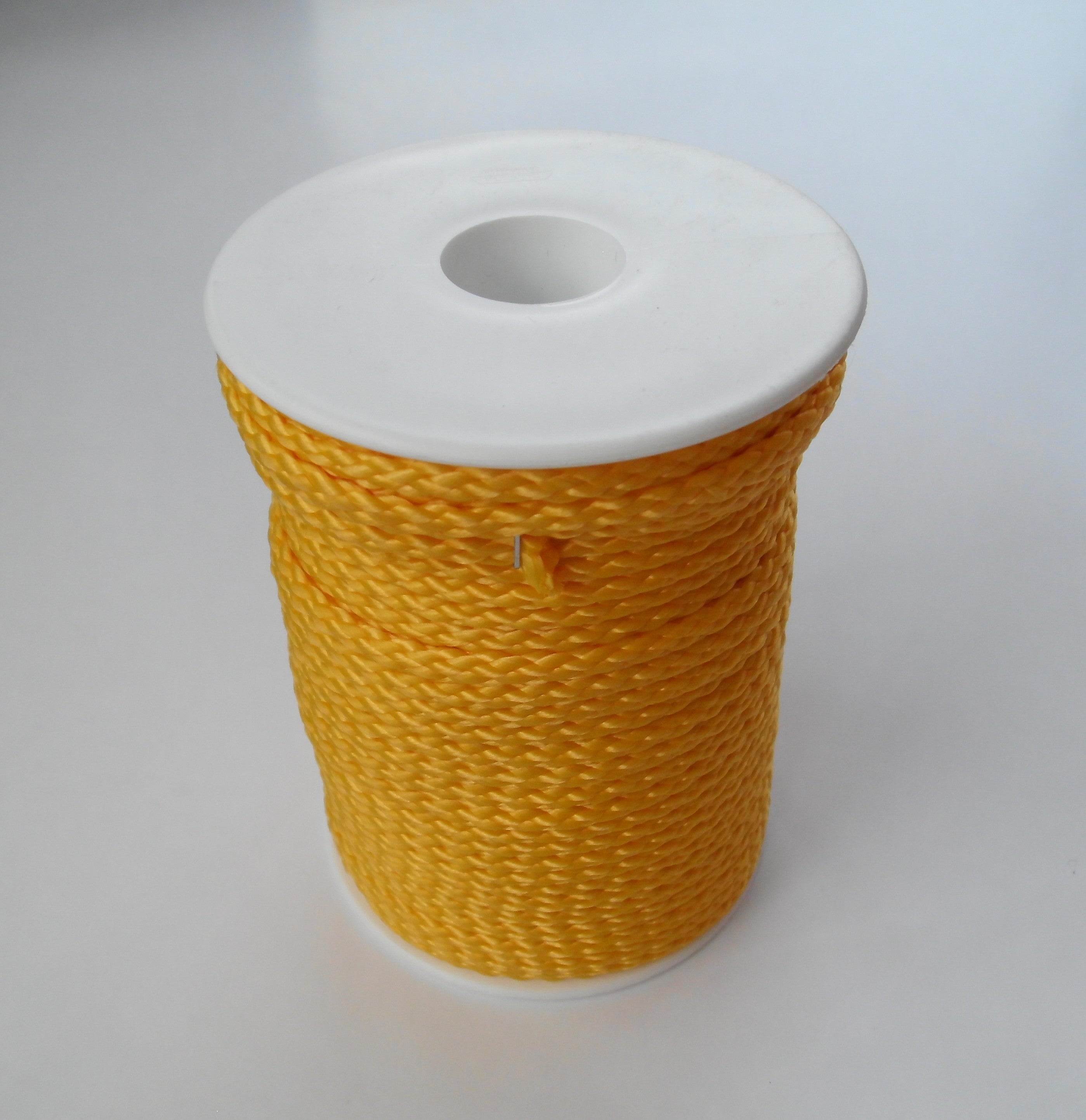 Spannleine 50 Meter PP Schnur Zeltleine Leine 4mm gelb 411690b NEU