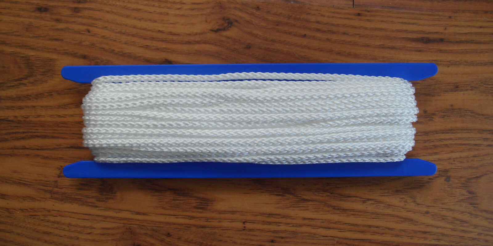 Zelt Leine 20m Spannleine Wäscheleine auf Haspel 5mm weiß 401260b2 NEU