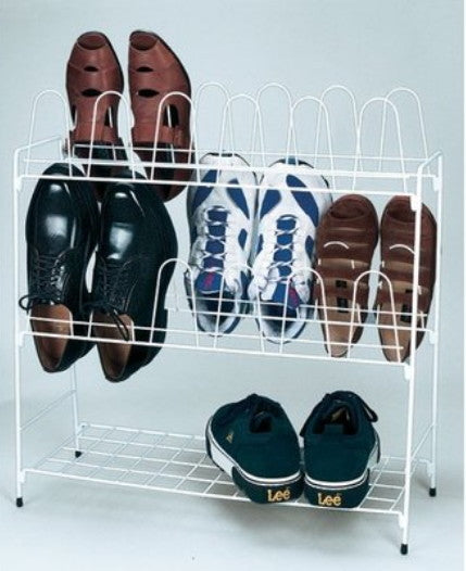 Schuhgestell für 12 Paar Schuhe Regal Gestell steckbar 430f050 NEU
