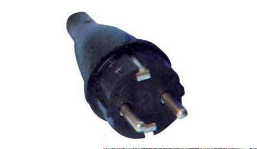 Schuko - Gummistecker 230 V 10 - 16 A Schukostecker Stecker 142850b NEU