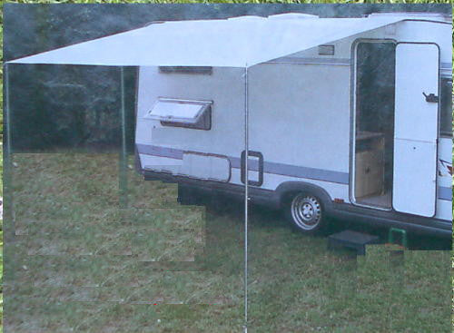 Sonnendach C 3 Vordach grau 300 x 240 cm für Kederschiene  90022r4 NEU
