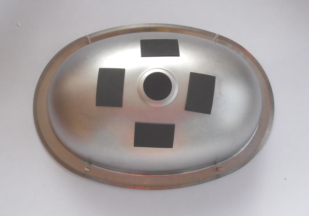 Waschbecken Spüle Einlegemulde oval Edelstahl 43 x 30 Wohnmobil 64033r10 NEU