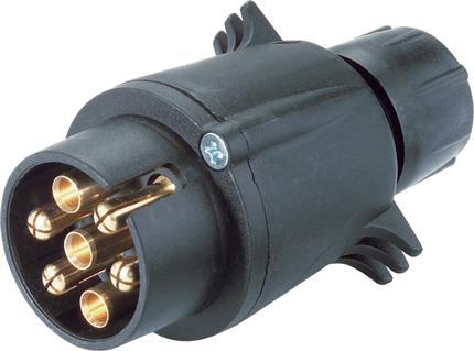 Stecker für Anhänger 7 polig für Anschlusskabel 140430b NEU