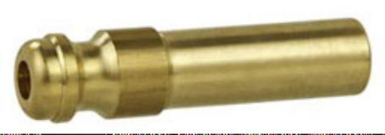 Stecktülle Messing FÜR Gas Steck Kupplung Schnellkupplung 8mm Rohr 310f950-1 NEU