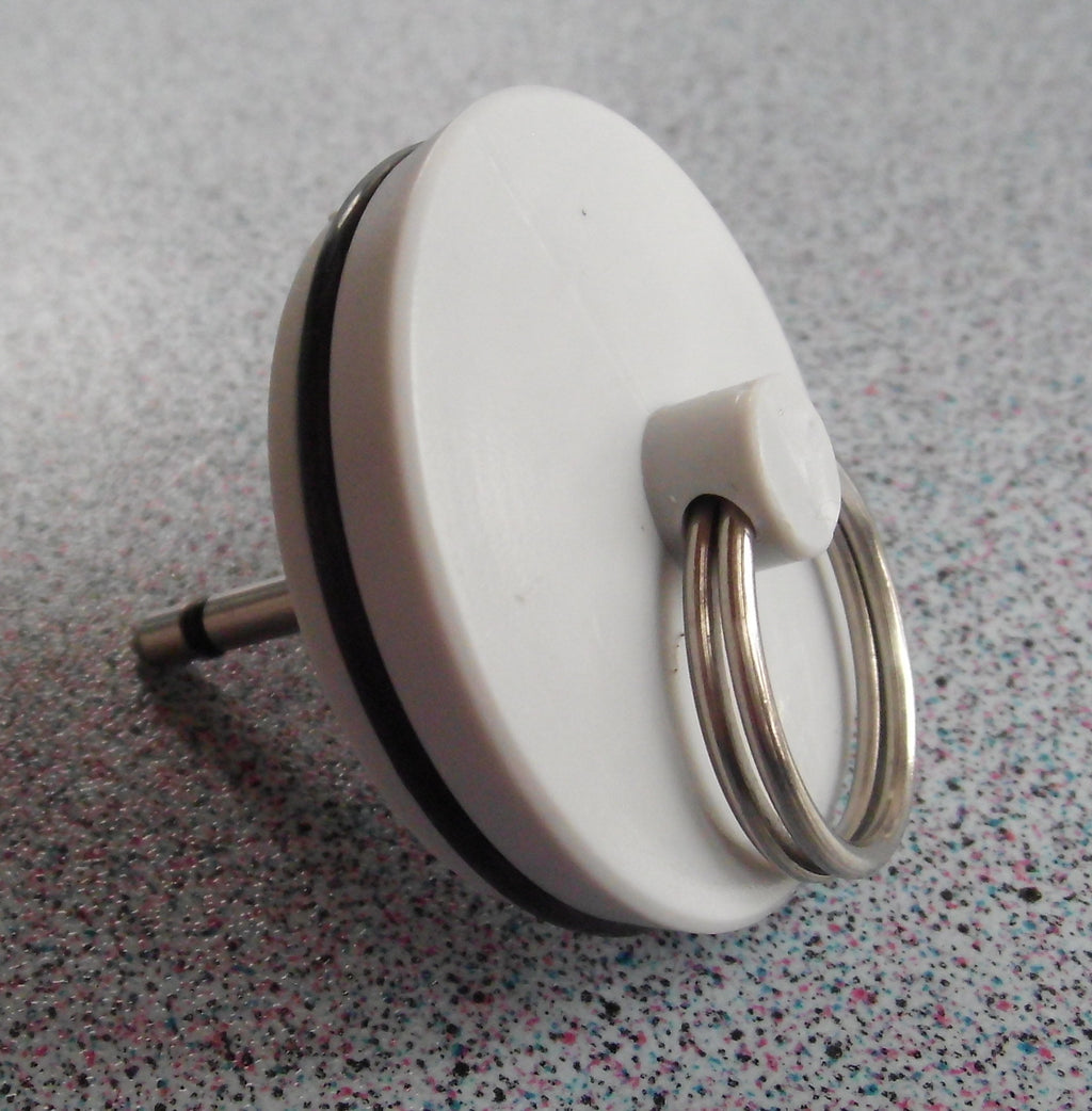 Ersatzstöpsel 35,5mm + Stift für Ablaufgarnitur Verschlussstopfen Spüle 300f237-6 NEU