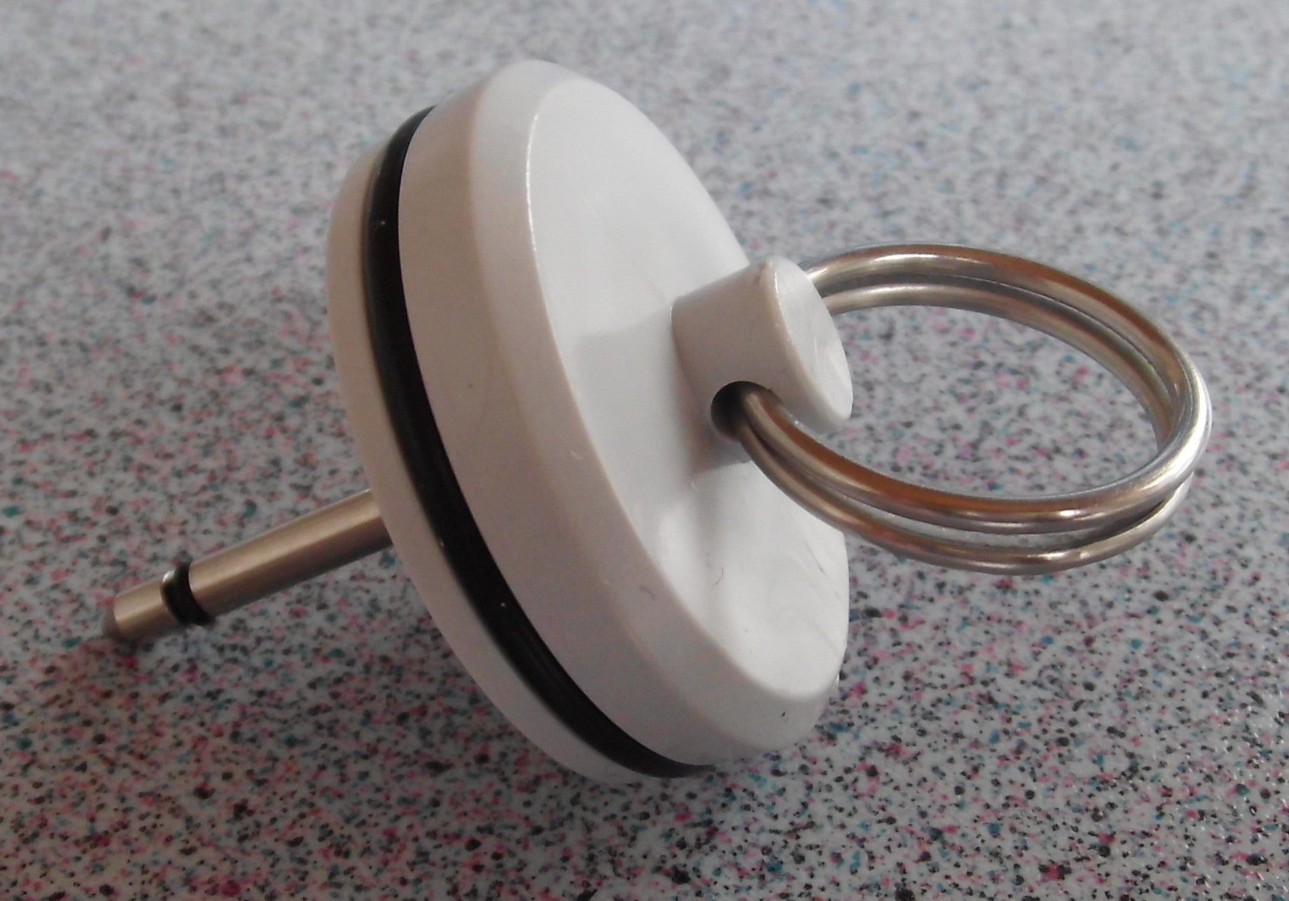 Ersatzstöpsel 31,2mm + Stift für Ablaufgarnitur Verschlussstopfen Spüle Siphon 300f230 NEU