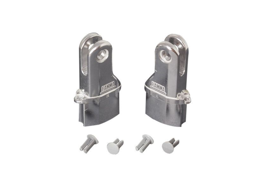 Stützfußgelenk Set oben für F45L / TiL Markise Fiamma Kit Stützfußende 071f227 NEU