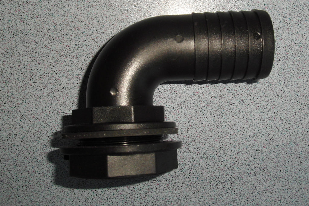 Füllstutzen 40 mm winkel Schlauchanschluss Anschluss Wasser 122840b6 NEU