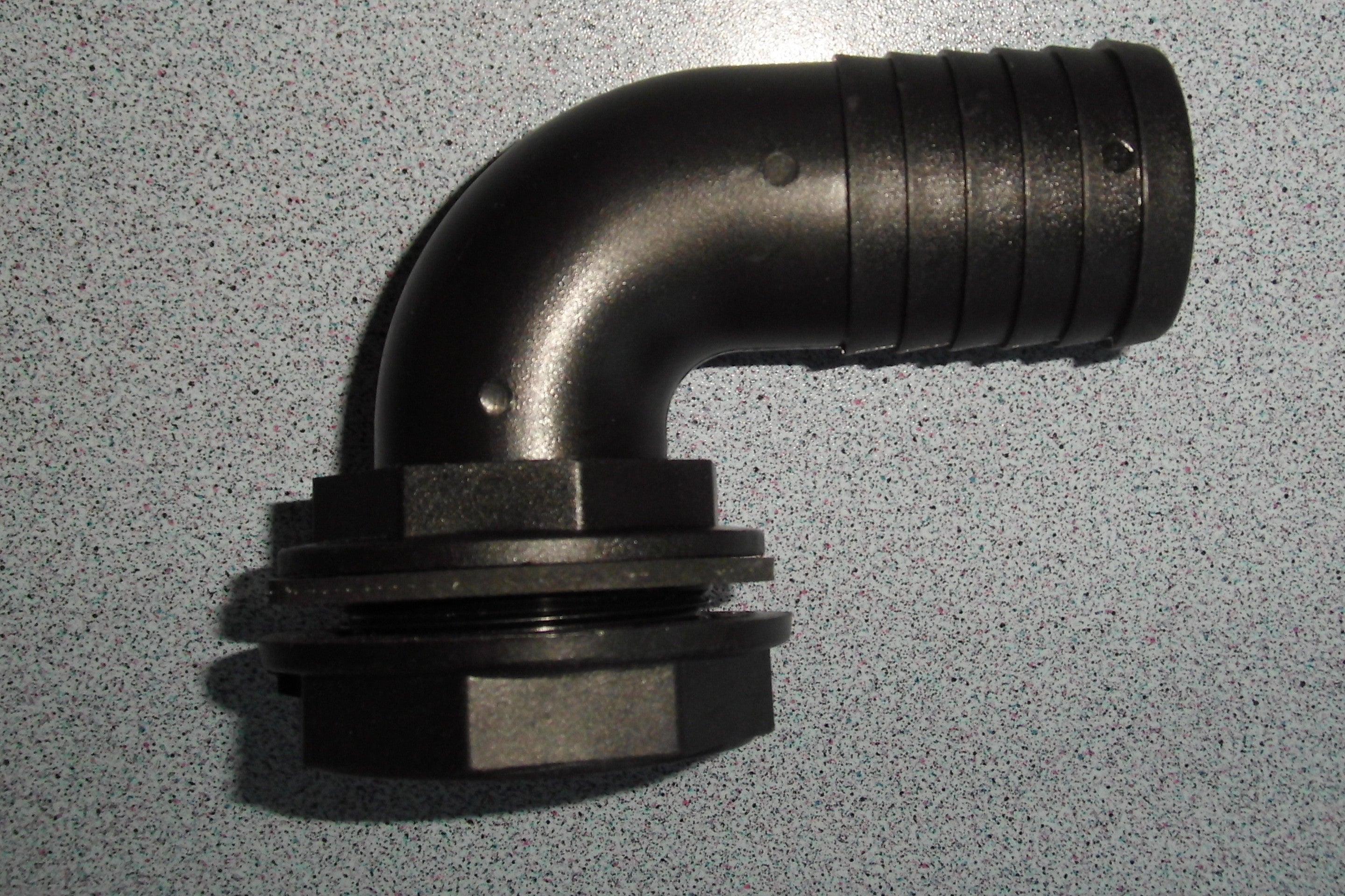 Füllstutzen 40 mm winkel Schlauchanschluss Anschluss Wasser 122840b6 NEU