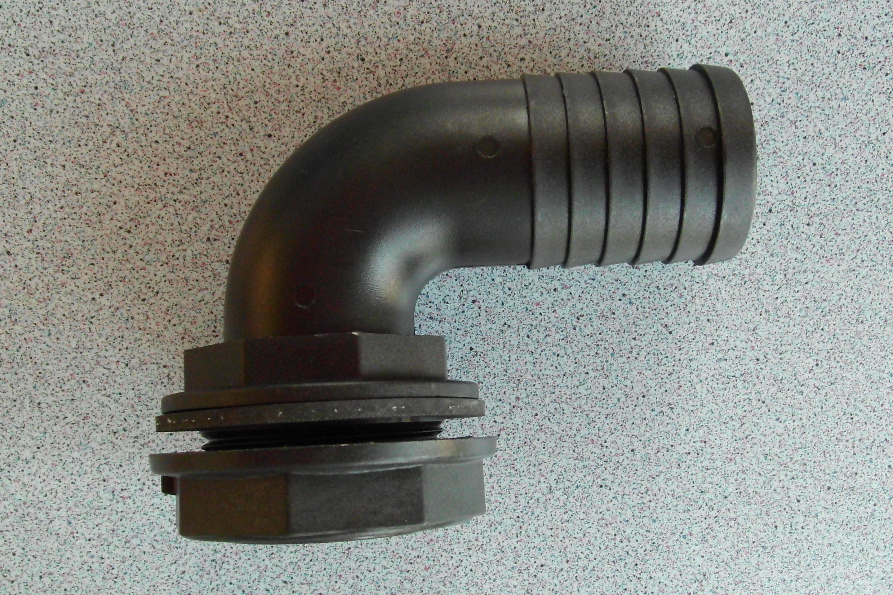 Füllstutzen 40 mm winkel Schlauchanschluss Anschluss Wasser 122840b6 NEU