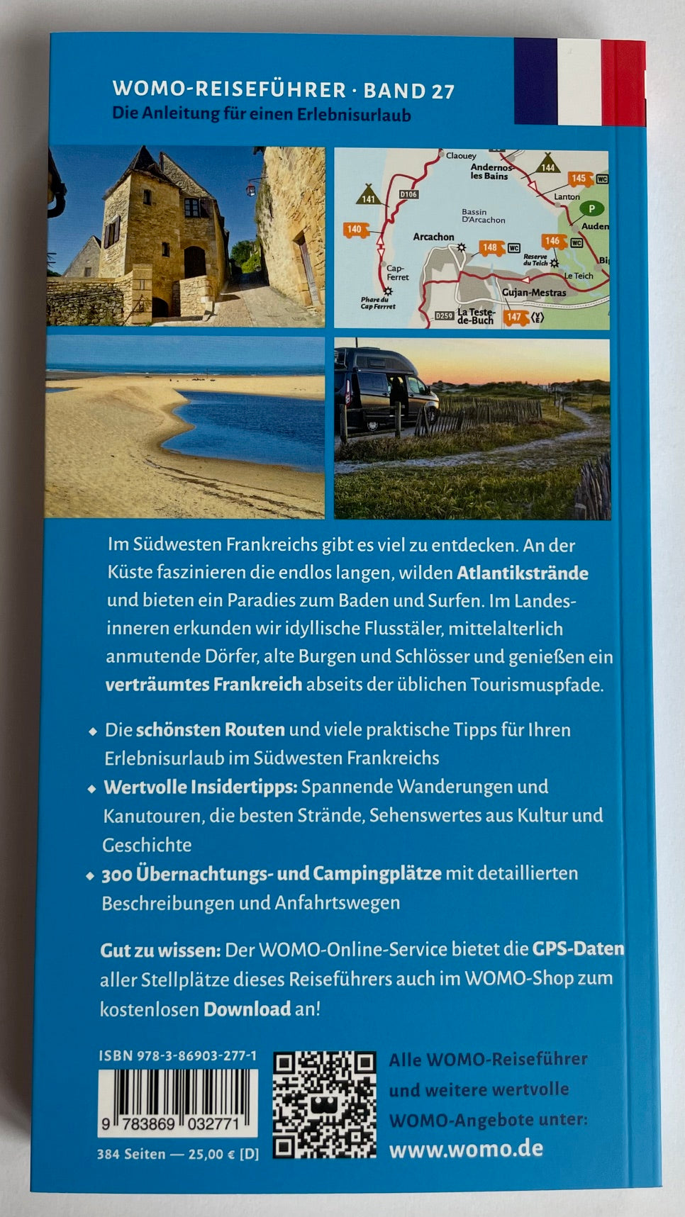 Entdeckertouren mit dem Wohnmobil Südwest-Frankreich WOMO Reiseführer Band 27 NEU