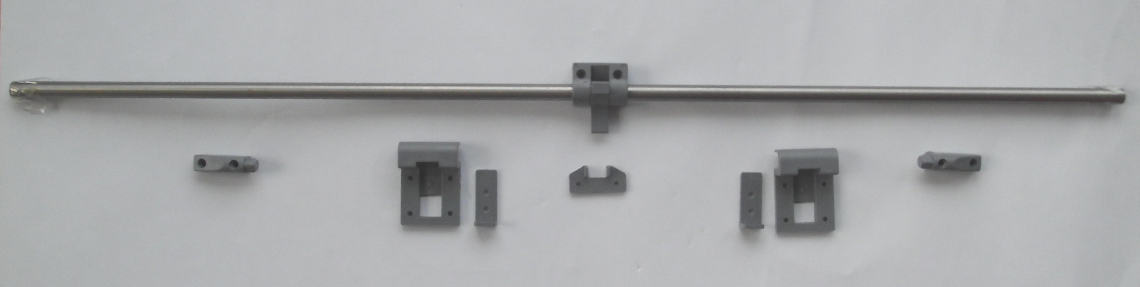 Tischaufnahmesystem Set Tisch Leiste Schiene Rohr verschiebbar 95 cm 57055r NEU