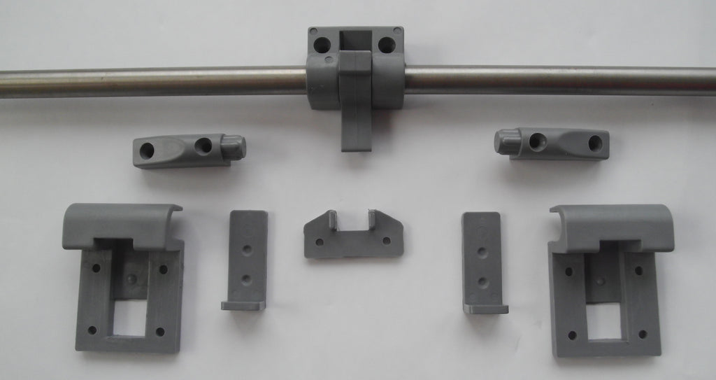 Tischaufnahmesystem Set Tisch Leiste Schiene Rohr verschiebbar 95 cm 57055r NEU