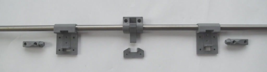 Tischaufnahmesystem Set Tisch Leiste Schiene Rohr verschiebbar 95 cm 57055r NEU
